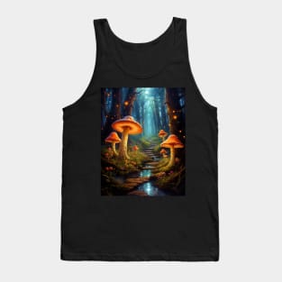 Magical Mushroom Enchanted Forest Tank Top